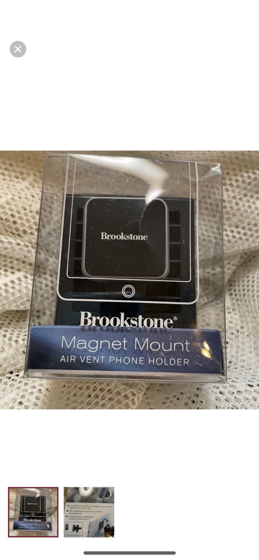 New Brookstone Magnet Mount Air Vent Phone Holder for Sale in San