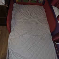 Mickey toddler bed and mattress grandmas house hardly used