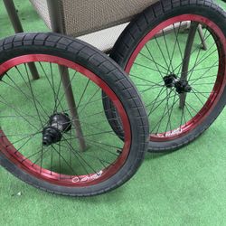 BSD Bmx 20” Swerve Hubs Wheelset No Tires Brand New Read Description No Trades