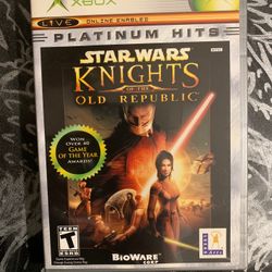 Star Wars Knights of the Old Republic Platinum Hits for Xbox