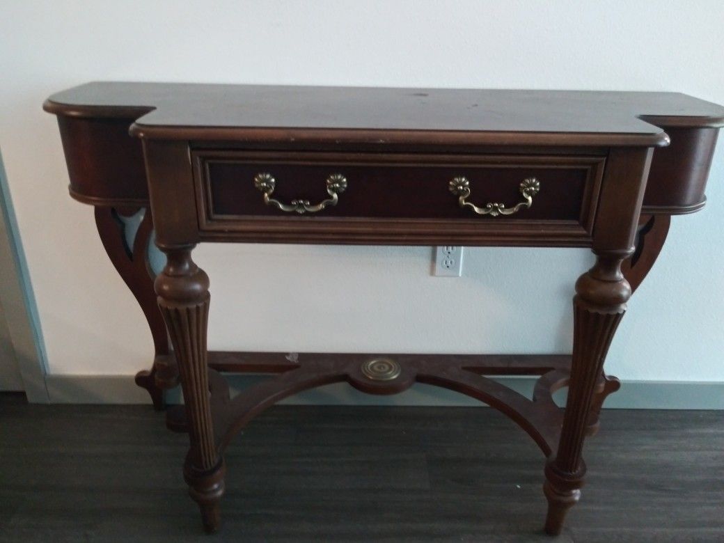 Console table solid wood