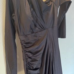 Long Black Prom Dress/FREE