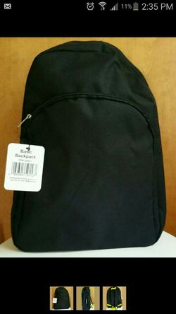 Black and yellow 13" backpack