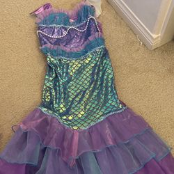 Mermaid costume Dress Size 4-6