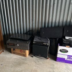 Stereo And Speakers Various Brands 
