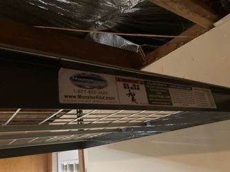 Garage overhead rack