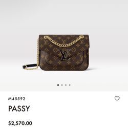 Louis Vuitton Passy Monogram Crossbody