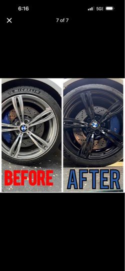 RIM BLACK OUT & CALIPER PAINTING