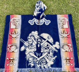 One Piece Adult Size Alpaca Poncho