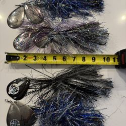 Musky Mayhem Double Cowgirl Bucktails 