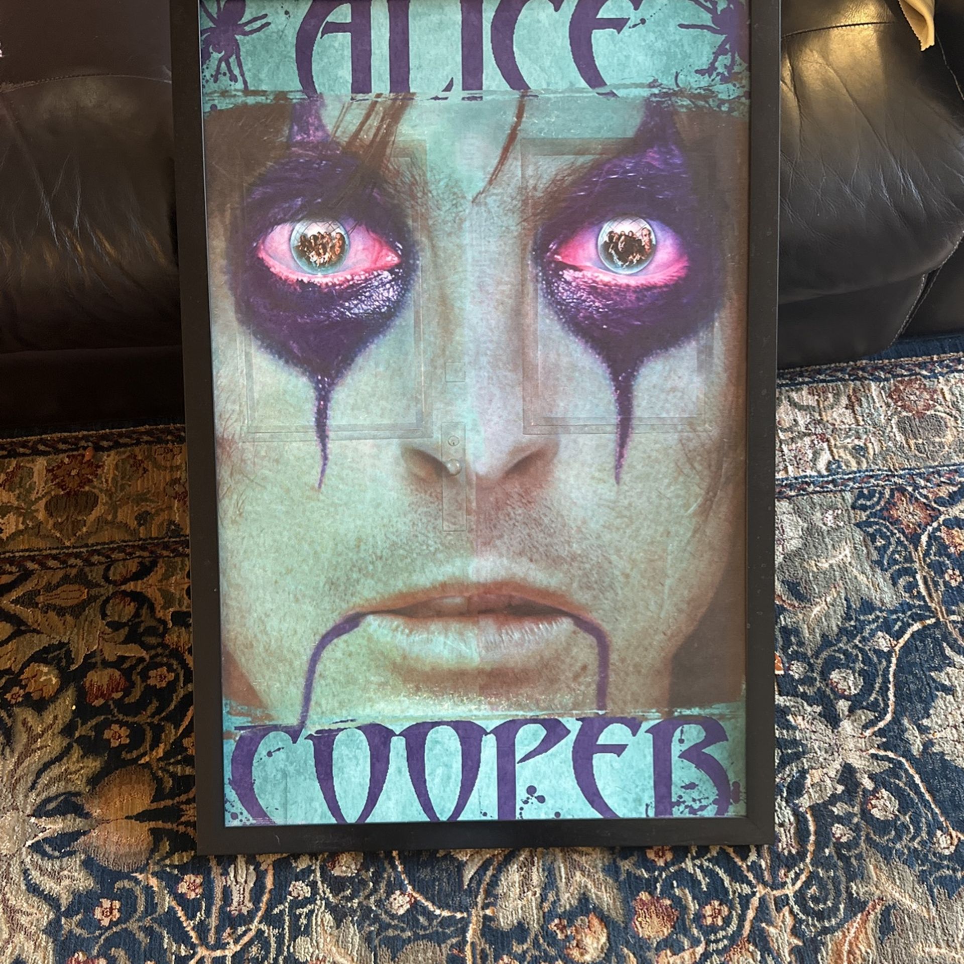 Framed Alice Cooper Poster