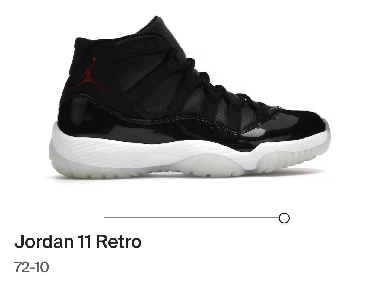 Jordan 11s 72-10s
