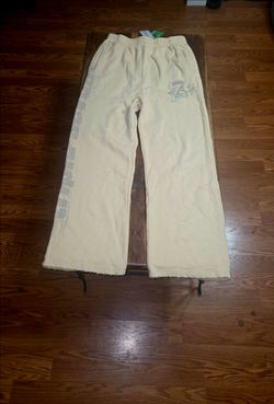Triple 7's Miami Men's Distressed Tan Sweatpants