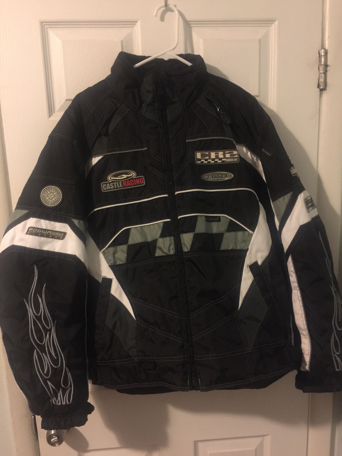 Castle X CR2 Men's Motorcycle Snowmobile Jacket - Size L