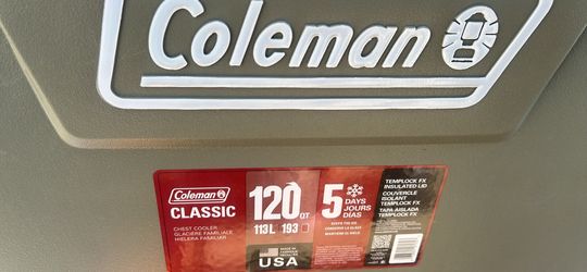 Coleman 120 qt New