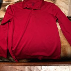  School uniform shirts red