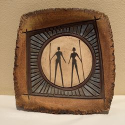 Vintage Decorative Ceramic Handmade Art Plate