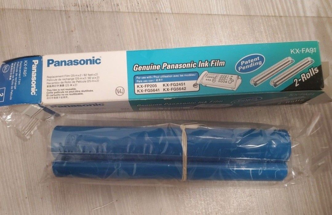 Panasonic KX-FA91 Fax Refill Rolls Quantity 4