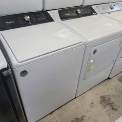Whirlpool Top Loading Washer And Electric 220volt Dryer Set 