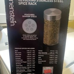 Spice Rack - Stainless Steel NEW