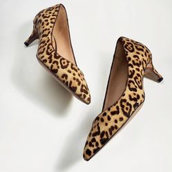 Sam Edelman Dori Leopard Kitten Heel Pumps