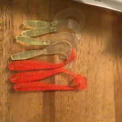 Orange Bait 3pc And Curly Tail GURB4pc