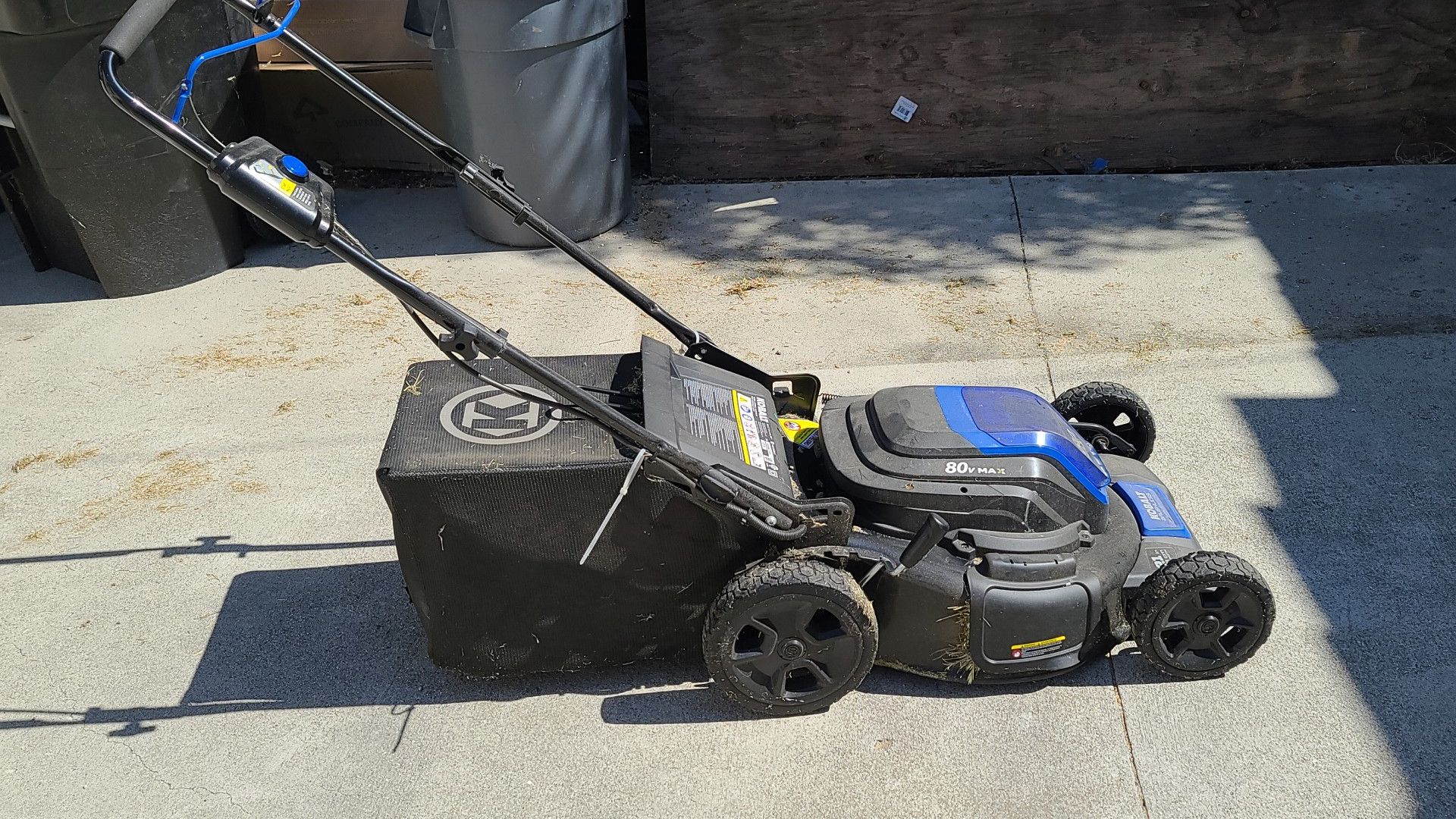 Kobalt cordless electric lawn mower