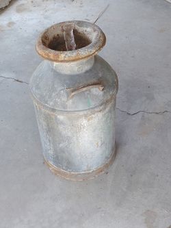 Old milk can