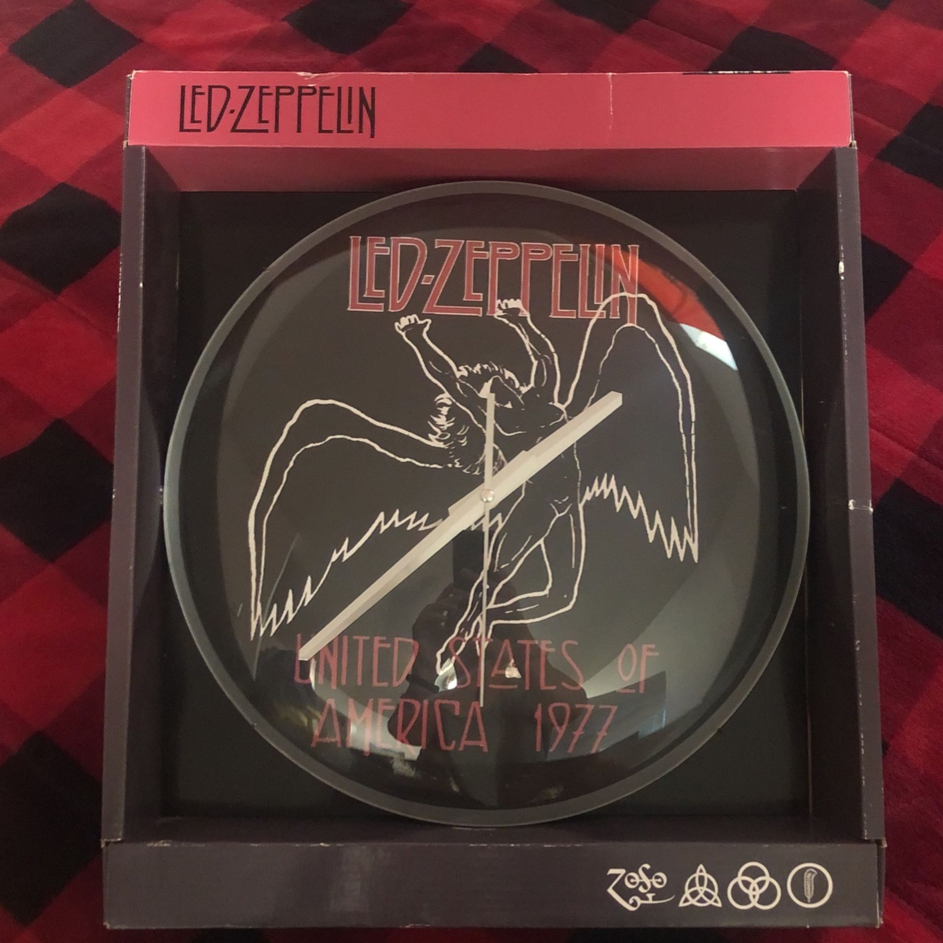 Brand New In The Original Box, Vintage Led Zeppelin Wall Clock