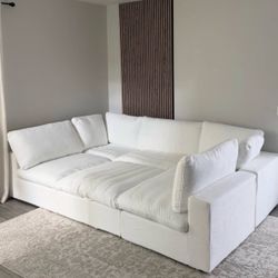 6 piece cloud couch sectional