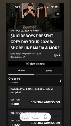 Suicideboys Grey Day GA 2026