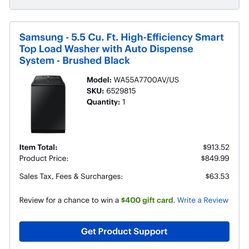 Slightly Used, Like New Samsung Washer & Dryer Set – $1000 (Saint Paul, Minnesota)