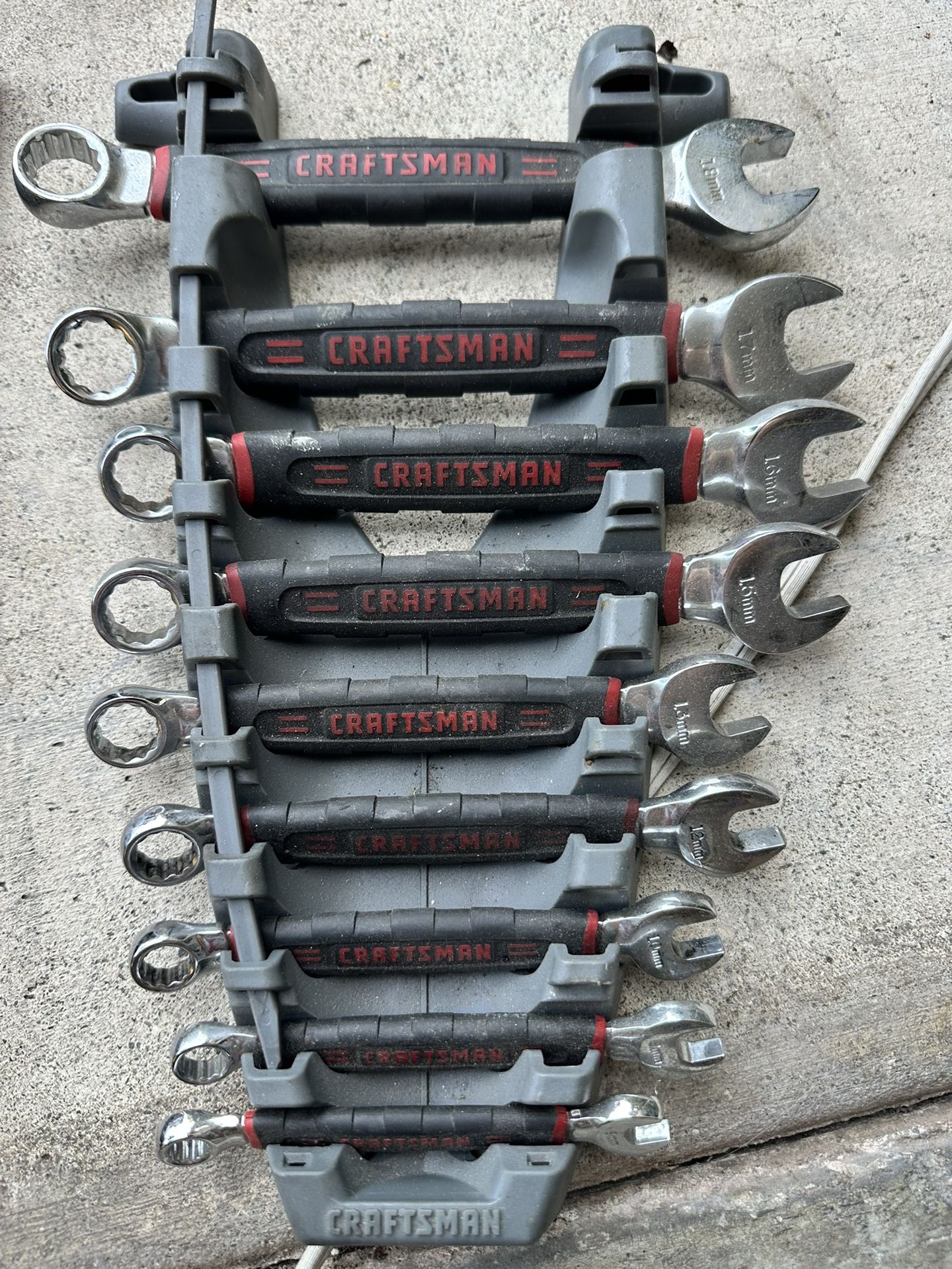 Craftsman Open And Closed Wrench Set
