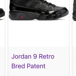 Jordans Retro Nine Size 9 Used Like New