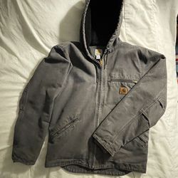 Vintage Carhartt Washed Duck Sherpa-Lined Jacket