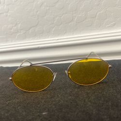 Vintage Yellow Tinted Shades 