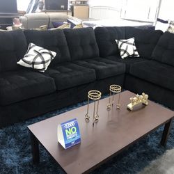 Black Sectional 