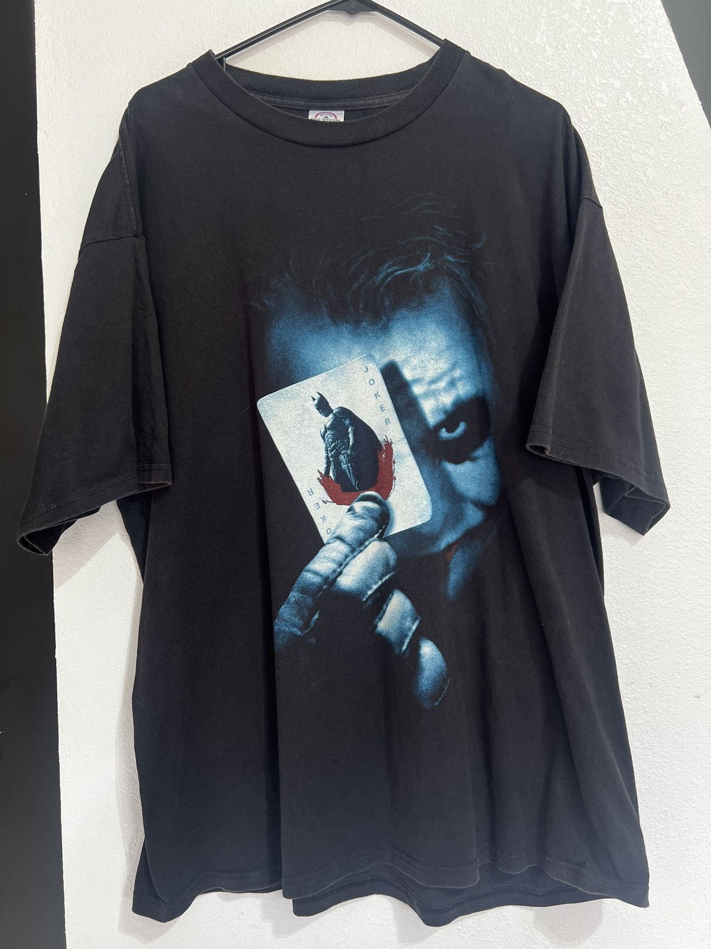 Vintage Vtg Joker  Dark Knight Heath Ledger 2008 Delta Pro Weight Tee Shirt Xxl 2xl