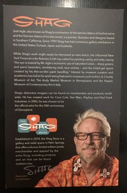 Shag Signed Double-Sided Biography Card – 8.5“ X 5.5“, Rare And Collectible, Out Of Print. Includes Business Card.