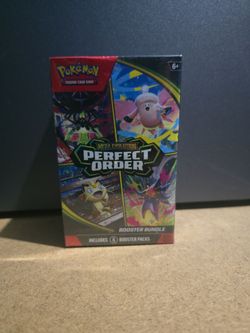Pokémon Mega Evolution: Perfect Order Booster Bundle – Sealed (6 Booster Packs)