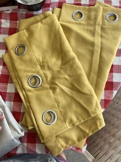 Yellow CURTAINS