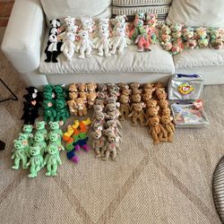 94 Rare Beanie Babie Collection with Tag Errors