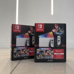 Nintendo Switch Oled With Mario Cart
