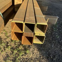 6x6 1/4 Wall Square Tube