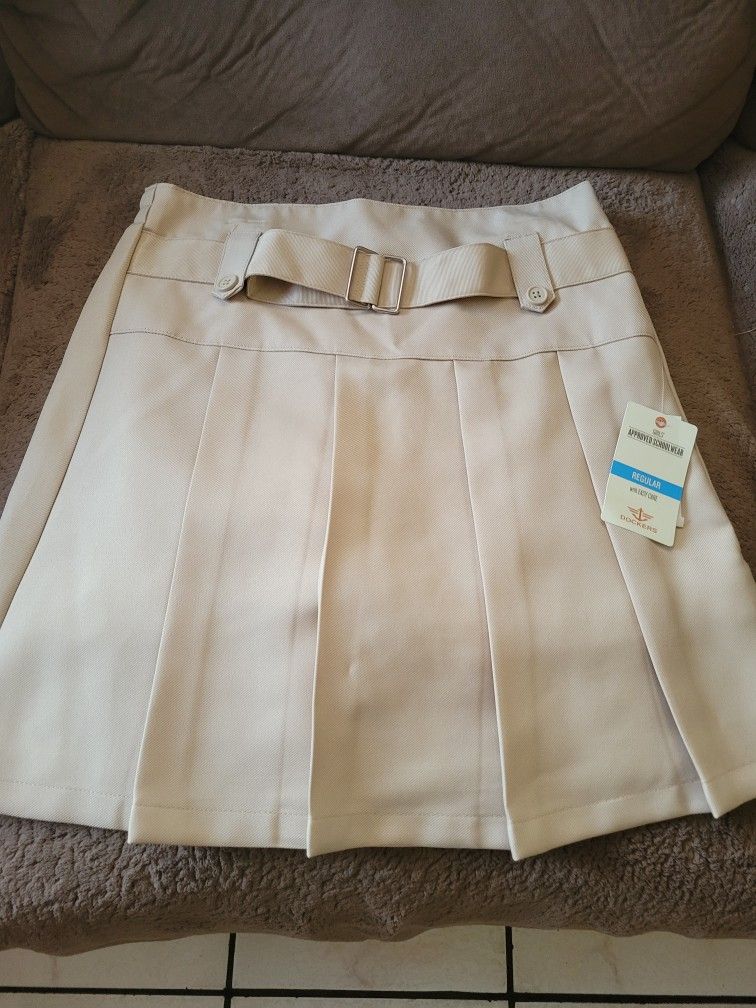 Falda Escolar De Niña Size 14 Nueva
