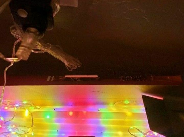 10' LED Multi Colored Ladder 8 Modes Christmas Decoration