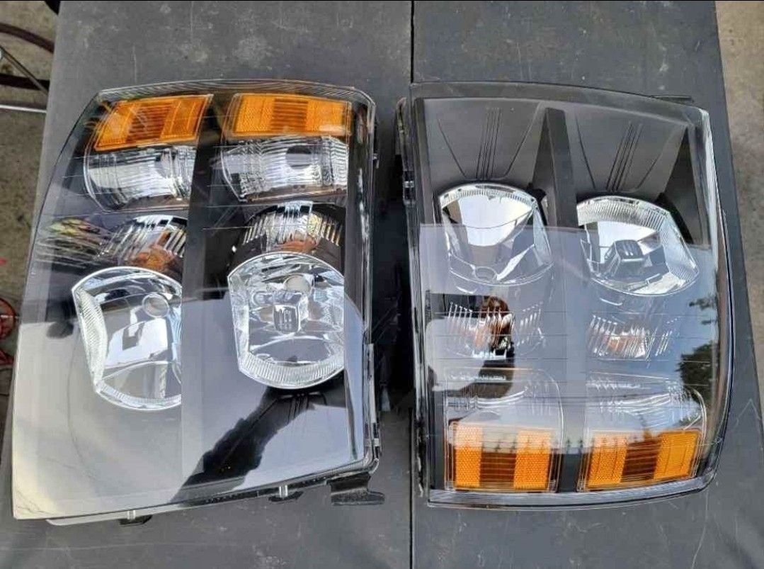 07-13 Chevrolet Silverado Headlights Luces Micas Calaveras Faros Faroles