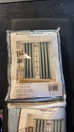 (Curtains) Renaissance Home Fashion Gramercy Grommet Panel (2 panels)
