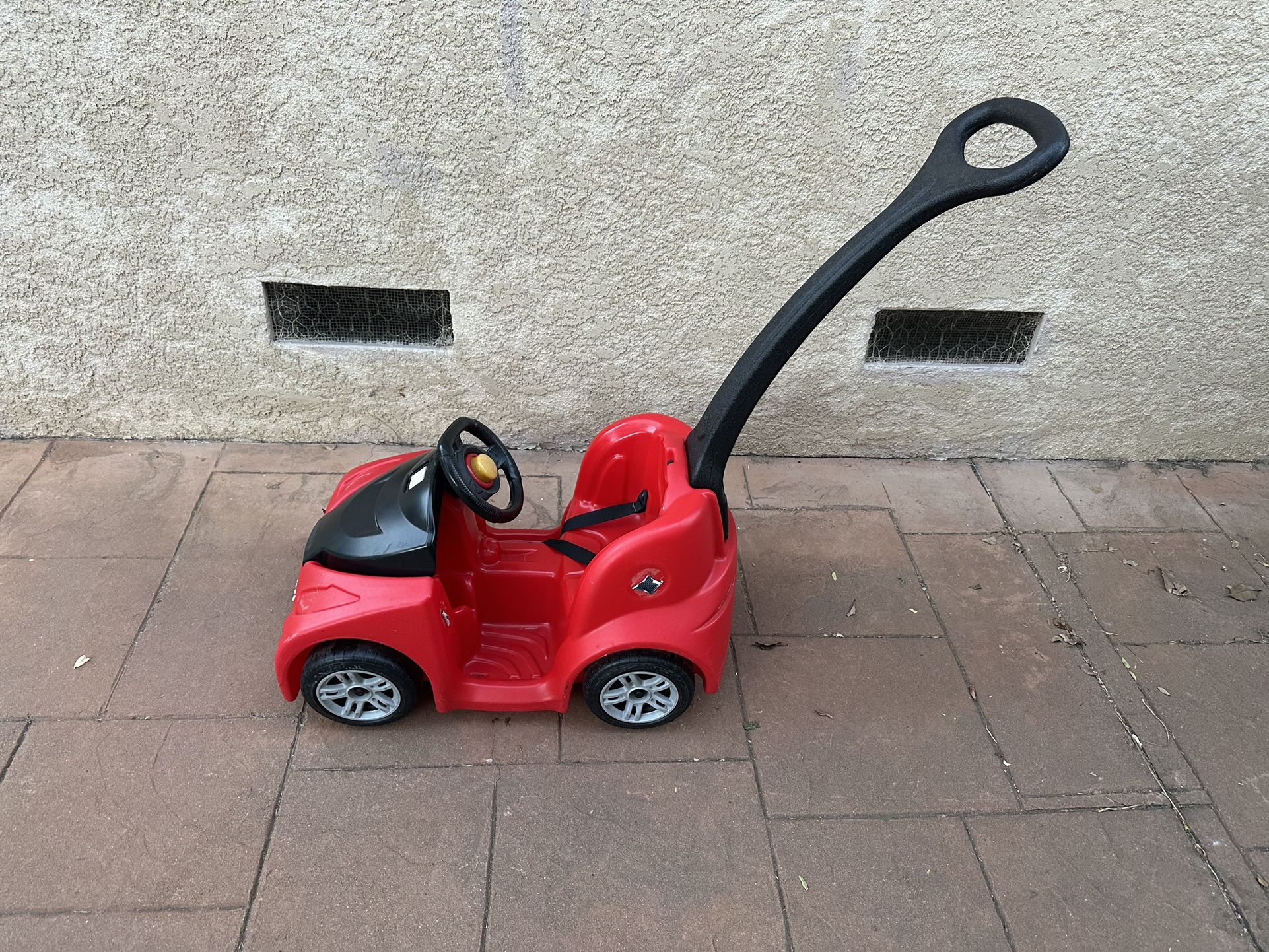 Little red push car