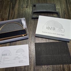 Brand new sunrise alarm clock with nature sounds